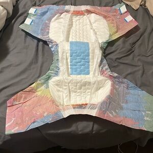 Colorful Disposable Adult Diaper 2 pack